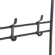 Вішалка для одягу з полицями для взуття New simple floor clothes rack Чорний - зображення 3