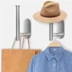 Самоклеючий настінний утримувач універсальний гачок вішалка на липучці для туалетного паперу рушників нержавіюча сталь колір сріблястий - изображение 4