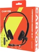 Zestaw słuchawkowy Canyon HS-07 PC Mic 3.5/USB Black (CNS-HS07B) - obraz 6