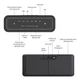 Портативна бездротова Bluetooth колонка Tronsmart Mega Pro IPX5 | BT5.0, AUX/TF/USB, 60W, TWS, NFC, EQ, 10h| Black - зображення 5