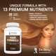 Вітаміни все в одному для волосся, шкіри та нігтів Dr. Berg Nutritionals Hair Formula 90 капсул - зображення 5