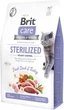 Сухой корм Brit Care Cat GF Sterilized Weight Control с уткой и индейкой для стерилизованных кошек с избыточным весом 2 кг (171294) - изображение 1
