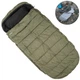 Спальный мешок одеяло с капюшоном Ranger 5 Season. Brown. 220x95см. -25/-5°C. Кемпинговый спальник Рейнджер RA_5516. - изображение 1