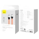 Кабель заряджання Baseus (CAKW000107) (PD20W) (2M) для Type-C to Lightning/iP швидка зарядка для устройств Apple iPhone iPad Помаранчевий - зображення 2