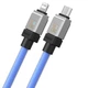 Кабель заряджання Baseus (CAKW000103) (PD20W) (2M) для Type-C to Lightning/iP швидка зарядка для пристроїв Apple iPhone iPad Синій - зображення 3