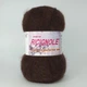 Пряжа Ricignole Fancy Yarn HM18 53 темно-коричневый - изображение 2