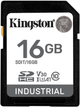 Карта пам'яті Kingston SDHC 16GB Industrial Class 10 UHS-I U3 V30 А1 (SDIT/16GB) - зображення 1