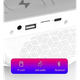 Настільна смарт-лампа нічник BT2301 RGB G-Smart Light з бездротовою зарядкою та Bluetooth колонкою - зображення 6