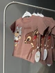 Дитячий літній комплект (футболка + шорти) для дівчинки Bambi 98см - изображение 3
