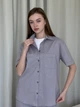 Костюм лляний жіночий Merlini Лорен 100001203 4XL-5XL Сірий (100001203_4) - зображення 4