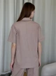 Сорочка лляна оверсайз жіноча Merlini Ніно 200001204 L-XL Бежева (200001204_2) - зображення 2