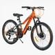 Велосипед спортивний 24" Corso GRAVITY, рама алюмінієва, обладнання Shimano, 21 швидкість, зібраний на 75%. Orange (147753) - зображення 3