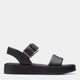 Женские сандалии кожаные Clarks 26176257 40 (6.5US) 25.5 см Черные (5063090674068) - изображение 1