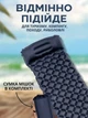 Одномісний самонадувний кемпінговий матрац 190х58х4 см із вбудованим насосом і подушкою, чорний (9463994256) - зображення 4