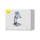 Підставка для телефону та планшета Baseus (LUSZ000013) Desktop Biaxial Foldable Metal Grey - зображення 2