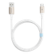 Кабель Proove Dense Metal Micro USB 2.4A 1m White - зображення 2