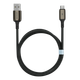 Кабель Proove Dense Metal Micro USB 2.4A 1m Black - изображение 2