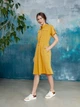 Sukienka koszulowa damska elegancka Stylove S298 S Żółta (5903887661751) - obraz 4