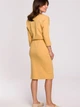 Sukienka tunika damska BeWear B221 L Żółta (5903887655026) - obraz 2
