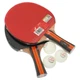 Набор для настольного тенниса с чехлом T.T.Racket 1002 1 Star 2 ракетки + 3 мяча - изображение 2