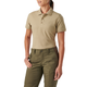 Футболка женская поло 5.11 Tactical Women's Utility Short Sleeve Polo L Silver Tan - изображение 2