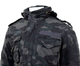 Куртка со съемной подкладкой SURPLUS REGIMENT M 65 JACKET 2XL Washed black camo - изображение 10