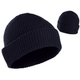 Шапка акриловая крупной вязки Beanie Cap Dark Navy - изображение 1