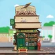 Деревʼяний 3Д пазл «Книжковий магазин» сенсорна шкатулка - зображення 2