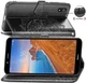 Чехол Vintage для Xiaomi Redmi 7A книжка кожа PU с визитницей черный - изображение 3
