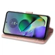 Чехол Clover для Motorola Moto G54 / G54 Power книжка кожа PU с визитницей розовое золото - изображение 3