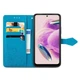 Чехол Vintage для Xiaomi Redmi Note 12S книжка кожа PU с визитницей голубой - изображение 2