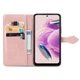 Чехол Vintage для Xiaomi Redmi Note 12S книжка кожа PU с визитницей розовый - изображение 2