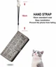Чохол Embossed Cat and Dog для Xiaomi Redmi 12C книжка шкіра PU з візитницею сірий - зображення 5