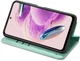 Чехол Embossed Cat and Dog для Xiaomi Redmi Note 12S книжка кожа PU с визитницей мятный - изображение 4