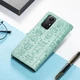 Чехол Embossed Cat and Dog для Xiaomi Redmi Note 12S книжка кожа PU с визитницей мятный - изображение 7