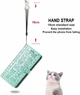 Чохол Embossed Cat and Dog для Xiaomi Redmi 12C книжка шкіра PU з візитницею м'ятний - зображення 5