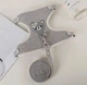 Шлей з повідцем для собак і кішок дрібних порід "ЧАКI" Gray Size S "Довжина 120 см ширина 1 см - зображення 4