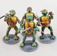 Черепашки Ниндзя Ninja Turtles TMNT игровой набор фигурки игрушки 4 шт 16 см - изображение 11