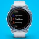 Спортивные часы Garmin Fenix 7 Sapphire Solar Mineral Blue DLC Titanium with Whitestone Band - изображение 4