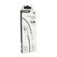 Кабель iKAKU KSC-723 GAOFEI Black 1м 2.4A for micro - изображение 3