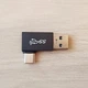Переходник адаптер угловой Type С - USB 3.1 (M/M) eXpert Type-10 Metal (48716) - изображение 1