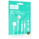 Навушники Hoco M123 Glory universal 3.5mm earphones with mic White - изображение 2