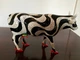 Коллекционная статуэтка корова в красных туфлях Cow Parade корова Paraiso Tropical, Size L 30 х 9 х 20 см Нидерланды - изображение 3