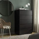 Комод MALM Ikea (Ікея) Колір Темно-коричневий, 704.036.06 - зображення 3