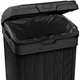 Контейнер для сміття Keter Baltimore Waste Bin чорний 125 л 236997 - изображение 6