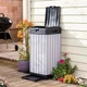 Контейнер для сміття Keter Rockford Waste Bin сірий 125 л 236996 - изображение 4