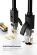 Кабель UGREEN NW102 Cat 6 U/UTP Lan Cable 1m (Black)(UGR-20159) (UGR-20159) - зображення 3