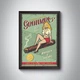 Вінтажний постер у рамці пінап Gentleman's Party - изображение 2