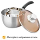 Кастрюля с крышкой и ручкой, ковшик для соусов из нержавеющей стали, The Chestnut - изображение 2