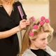 Бігуді силіконові Magic Rollers Грибочки 5 великих та 5 маленьких 419 Рожевий - зображення 1